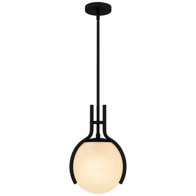 Quoizel Orbit 1-light Matte Black Pendant Light