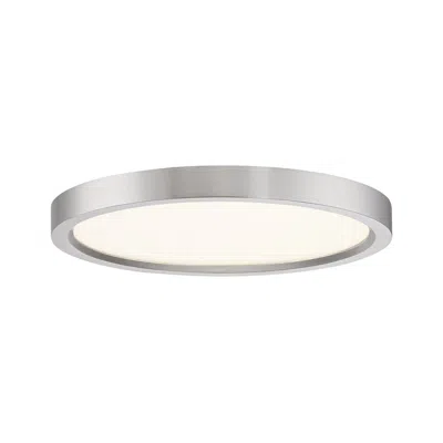 Quoizel Outskirt 11" Wide Brushed Nickel Led Ceiling Light