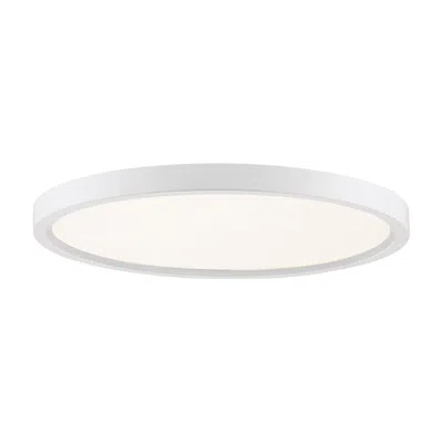 Quoizel Outskirt 15" Wide White Led Ceiling Light