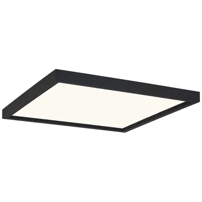 Quoizel Outskirts 15" Wide Earth Black Led Ceiling Light