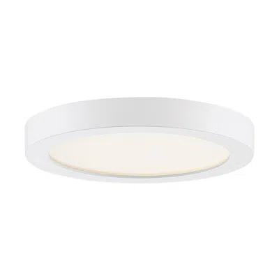 Quoizel Outskirts 7 1/2" Wide White Led Ceiling Light