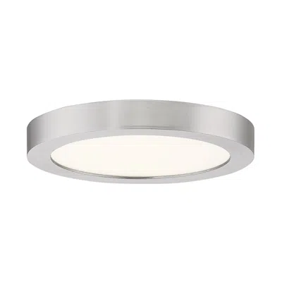 Quoizel Outskirts 7 1/2"w Brushed Nickel Led Ceiling Light