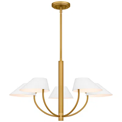 Quoizel Penley 5-light Brushed Gold Chandelier