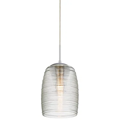 Quoizel Rebound 9" Wide Polished Chrome Modern Mini Pendant