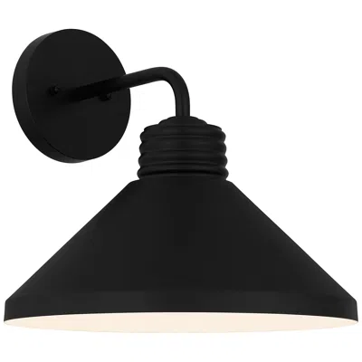 Quoizel Rencher 14" Wide 1-light Matte Black Outdoor Wall Lantern