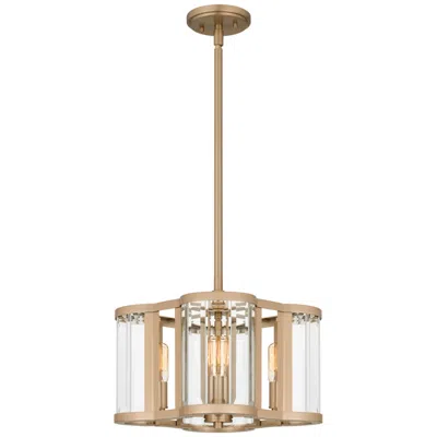 Quoizel Renee 4-light Bronze Gold Pendant