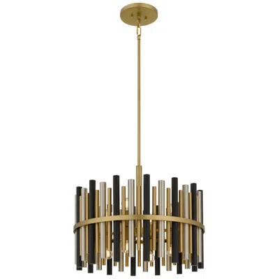 Quoizel Richards 8-light Brushed Gold Pendant Light