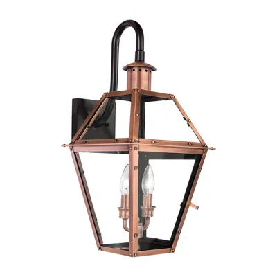 Quoizel Rue De Royal 22" High Downbridge Arm Outdoor Wall Light