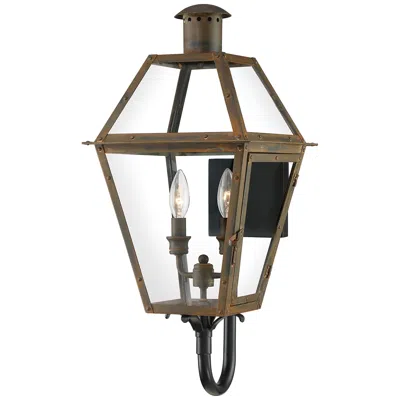 Quoizel Rue De Royal 23 1/2" High Bronze Outdoor Wall Light