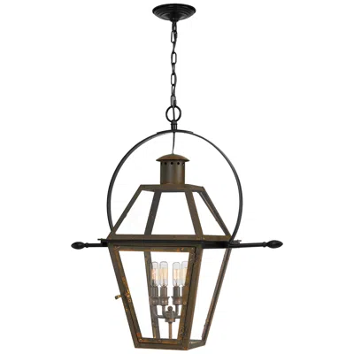 Quoizel Rue De Royal 29 1/2"h Copper Outdoor Hanging Light