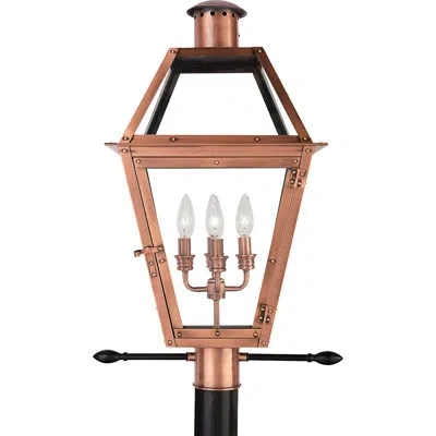 Quoizel Rue De Royal Outdoor 4-light Lantern Head In Powder Coated Finish