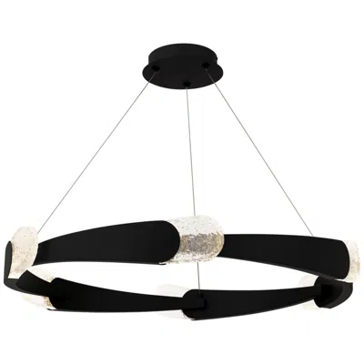 Quoizel Saffron Integrated Led Matte Black Pendant