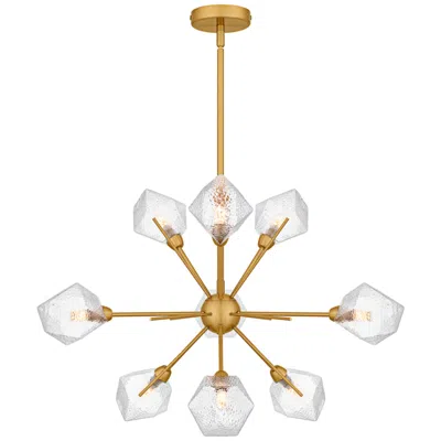 Quoizel Salvador 9-light Brushed Gold Chandelier
