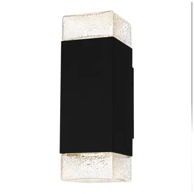 Quoizel Saxton Integrated Led Matte Black Outdoor Wall Lantern