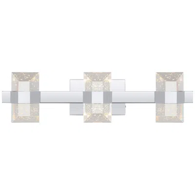 Quoizel Selena 24"w Polished Chrome 3-light Led Bath Light