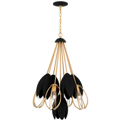 Quoizel Seraphina 4-light Brushed Weathered Brass Pendant Light