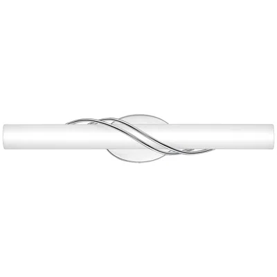 Quoizel Serenade 25 1/2" Chrome And Frosted Glass Led Vanity Light