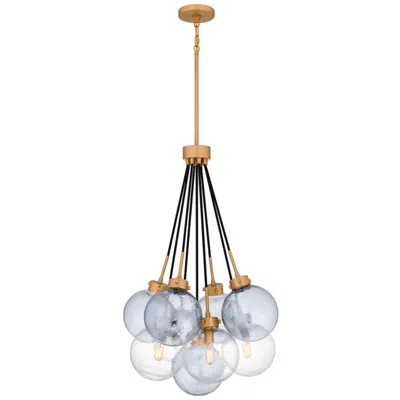 Quoizel Soiree 4-light Brushed Weathered Brass Pendant Light