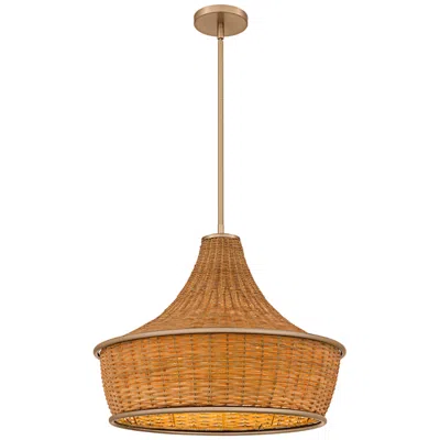 Quoizel Solebay 3-light Bronze Gold Pendant