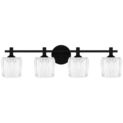 Quoizel Spade 4-light Matte Black Bath Light