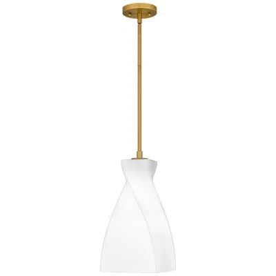 Quoizel Stetson 1-light Brushed Gold Mini Pendant