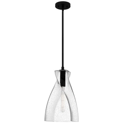 Quoizel Stetson 1-light Matte Black Mini Pendant
