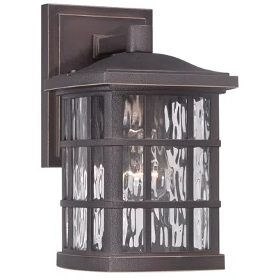 Quoizel Stonington 10 1/2" High Bronze Outdoor Wall Light