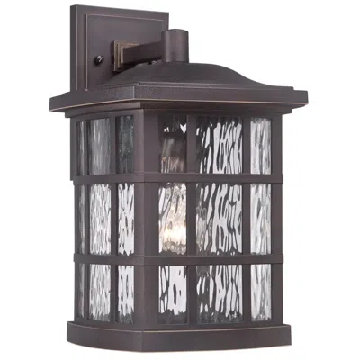 Quoizel Stonington 15 1/2" High Bronze Outdoor Wall Light