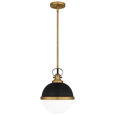 Quoizel Sullivan 11 1/4" Wide Matte Black Brass Mini Pendant