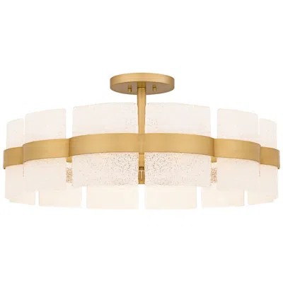 Quoizel Sweeney 30" Wide Soft Gold Ceiling Light In Neutral