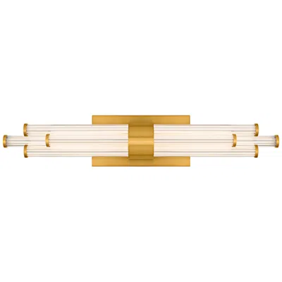 Quoizel Talbott 24" Wide Brushed Gold Led Bath Light