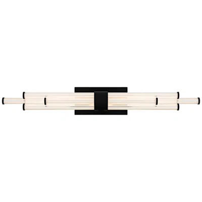 Quoizel Talbott 32" Wide Matte Black Ada Led Bath Light