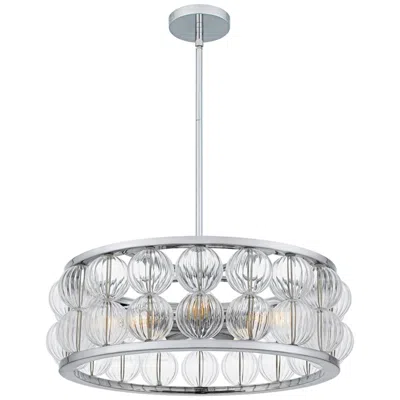 Quoizel Terrarock 5-light Polished Chrome Pendant