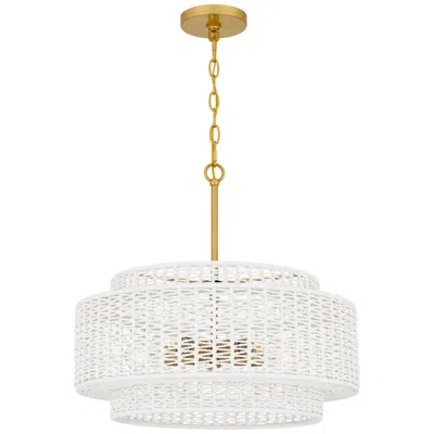 Quoizel Teton 5-light Brushed Gold Pendant Light