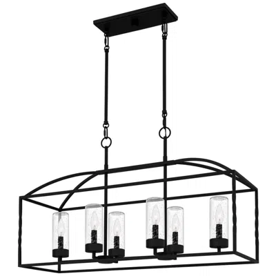 Quoizel Thatcher 6-light Earth Black Island Light