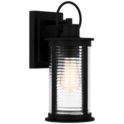 Quoizel Tilmore 13 1/4" High 1-light Matte Black Outdoor Wall Lantern