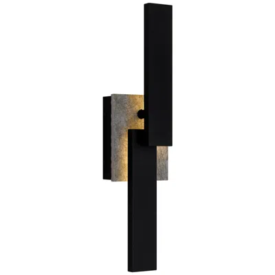 Quoizel Todman 18" High Earth Black Led Outdoor Wall Light