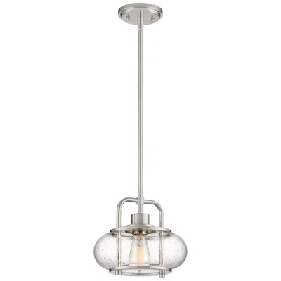 Quoizel Trilogy 10" Wide Brushed Nickel Mini Pendant
