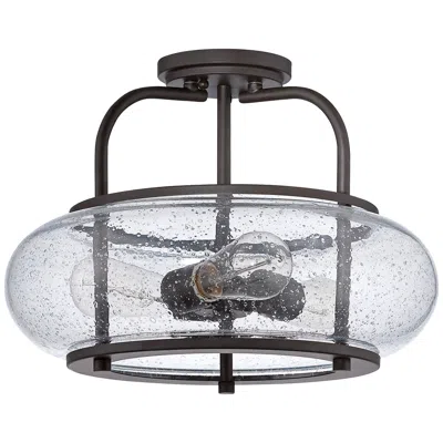Quoizel Trilogy 16" Wide Old Bronze Ceiling Light