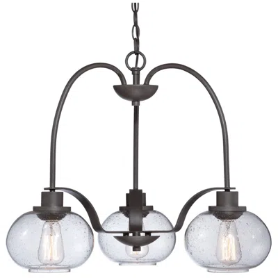 Quoizel Trilogy 22" Wide Old Bronze Chandelier