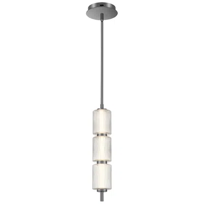 Quoizel Turner Integrated Led Black Chrome Mini Pendant Light With Cct Switch