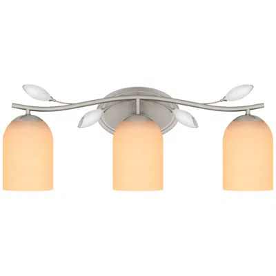 Quoizel Ulysses24" Wide Brushed Nickel 3-light Bath Light