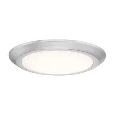 Quoizel Verge Integrated Led Brushed Nickel Flush Mount Light