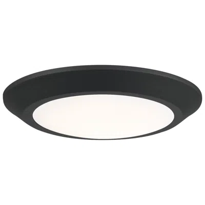 Quoizel Verge Integrated Led Earth Black Flush Mount Light