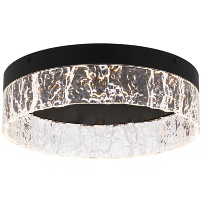 Quoizel Vistaria Integrated Led Matte Black Flush Mount