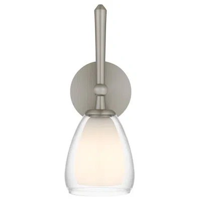 Quoizel Vivienne 1-light Brushed Nickel Wall Sconce