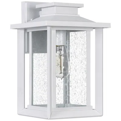 Quoizel Wakefield 14" High White Lustre Outdoor Wall Light