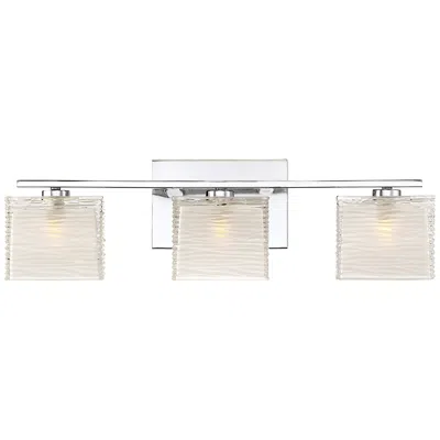 Quoizel Westcap 22 1/2" Wide Polished Chrome 3-light Bath Light