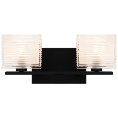 Quoizel Westcap 2-light Matte Black Bath Light