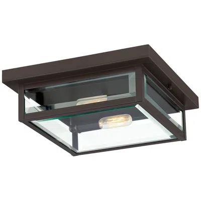 Quoizel Westover 12"w Western Bronze 2-light Ceiling Light